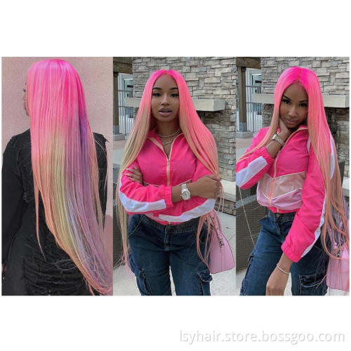 Glueless #613 Russian Blonde Lace Front Human Hair Wigs Straight Lace Frontal Wig Pre Plucked Honey Blonde Remy Lace Wigs